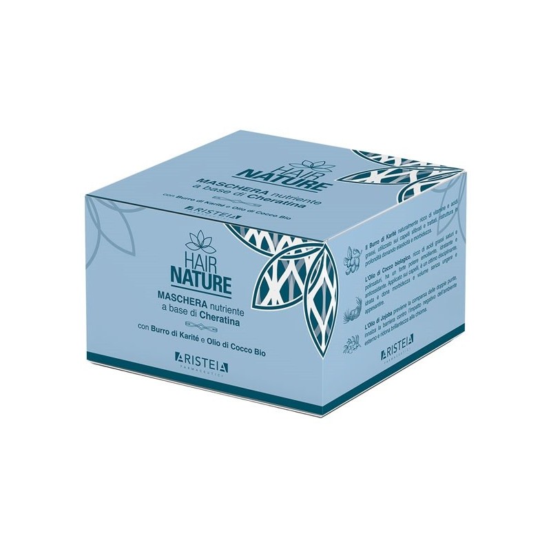 HAIR NATURE MASCHERA NUTRIENTE CAPELLI CHERATINA 250 ML