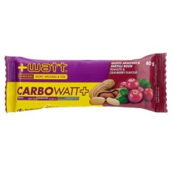 CARBOWATT+ BARRETTA ARACHIDI MIRTILLI ROSSI 40 G