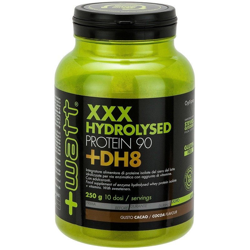 XXX HYDROLYSED PROTEIN 90 +DH8 250 G CACAO