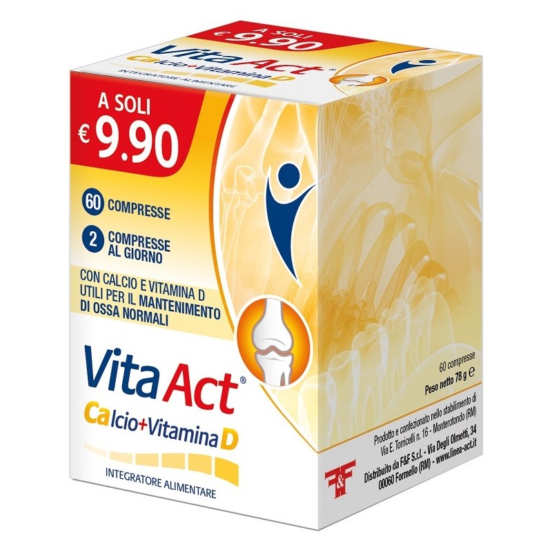 VITA ACT CALCIO + VITAMINA D 60 COMPRESSE