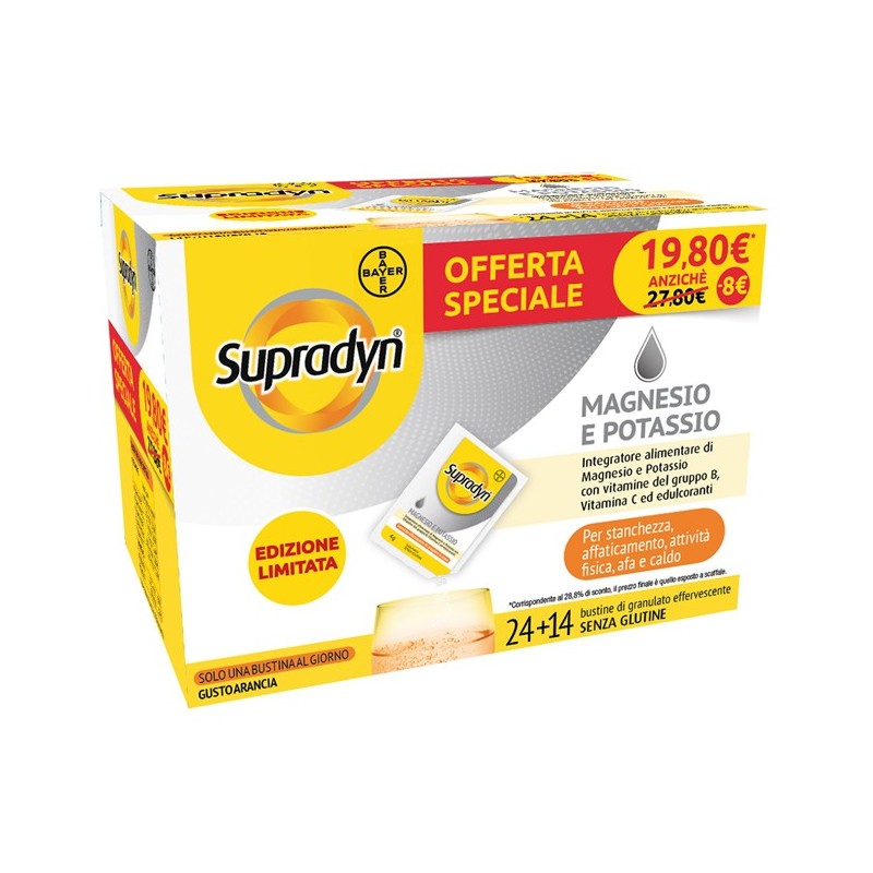 SUPRADYN MAGNESIO POTASSIO LIMITED EDITION 14 + 24 BUSTINE