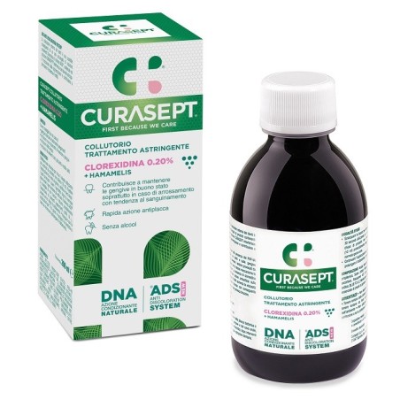 CURASEPT COLLUTORIO ADS DNA TRATTAMENTO ASTRINGENTE 200 ML + CAMPIONE OMAGGIO DENTIFRICIO ASTRINGENTE 6 ML