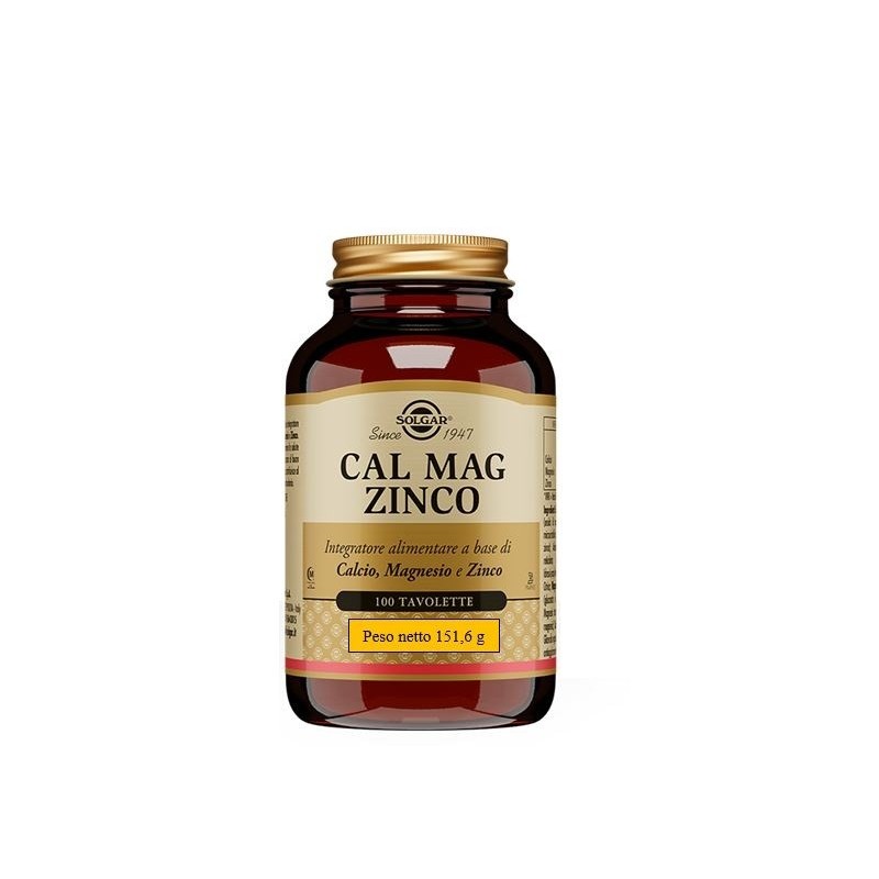 CAL MAG ZINCO 100 TAVOLETTE