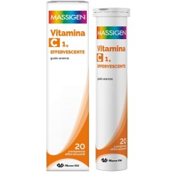 MASSIGEN VITAMINA C 1G EFFERVESCENTE 20 COMPRESSE
