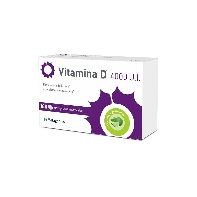 VITAMINA D 4000UI 168 COMPRESSE MASTICABILI