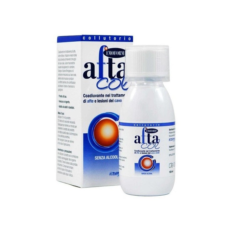 AFTACOL EMOFORM COLLUTORIO PER IGIENE DENTALE 120 ML