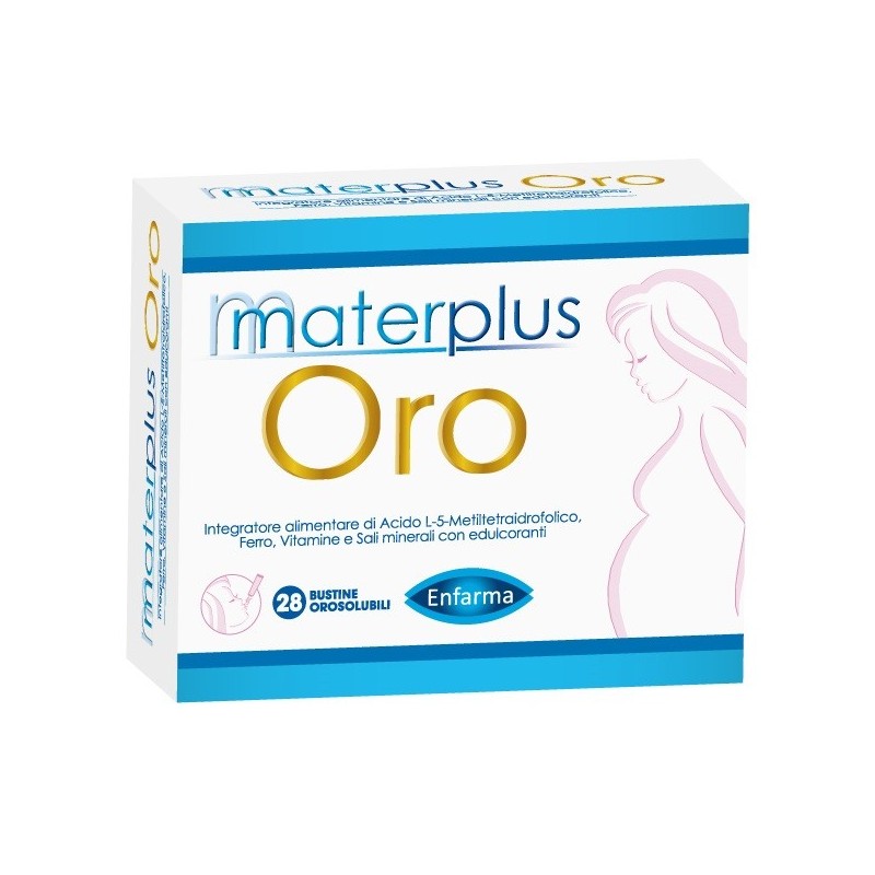 MATERPLUS ORO 28 BUSTINE OROSOLUBILI DA 1,8 G CON EDULCORANTI