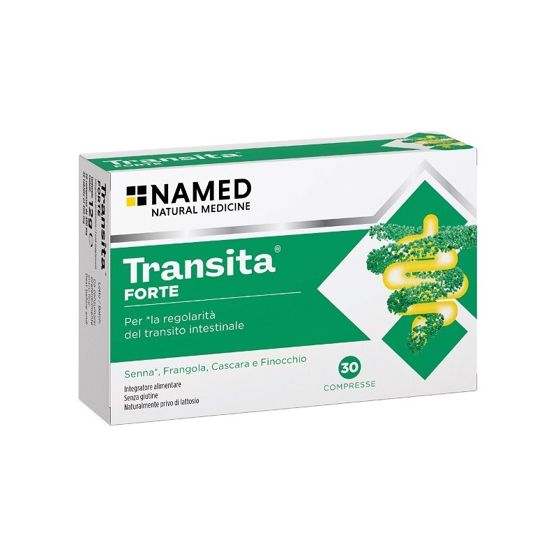 TRANSITA FORTE 30 COMPRESSE DA 400 MG SENZA GLUTINE NATURALMENTE PRIVO DI LATTOSIO