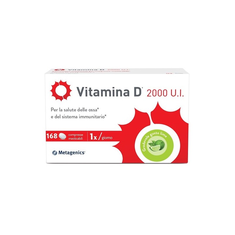 VITAMINA D 2000 UI 168 COMPRESSE MASTICABILI