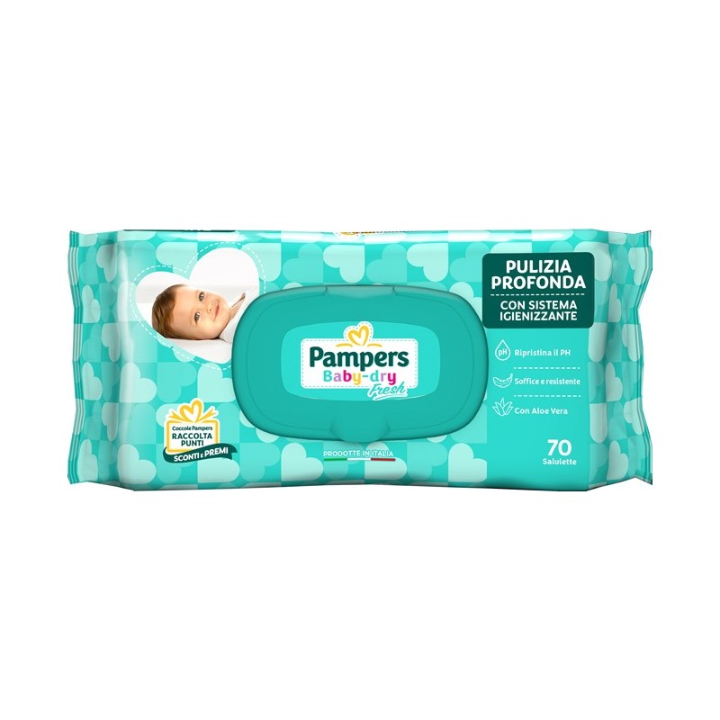 BABY DRY FRESH FORMULA ESCLUSIVA 70 PEZZI