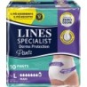 PANNOLONE PER INCONTINENZA LINES SPECIALIST DERMA PANTS MAXI L 10 PEZZI