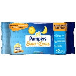 PAMPERS WIPES SOLE & LUNA 40 PEZZI