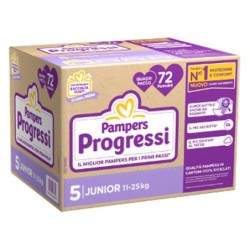 PAMPERS QUADRI PROGRESSI JUNIOR 72 PEZZI