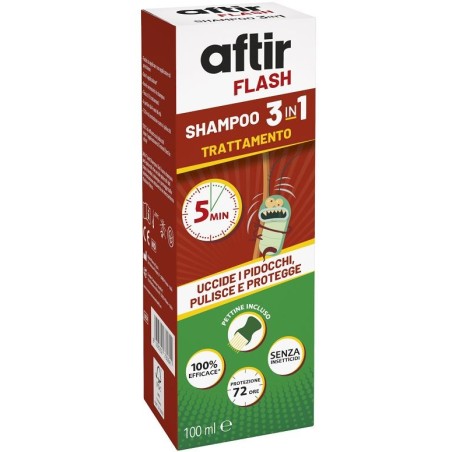 AFTIR FLASH SHAMPOO 3 IN 1 100 ML
