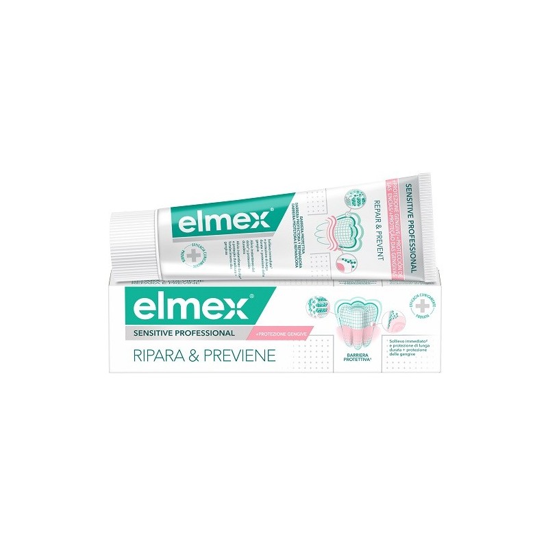 DENTIFRICIO ELMEX SENSITIVE RIPARA & PREVIENE 75 ML