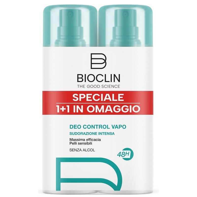 BIOCLIN DEODORANTE CONTROL VAPO NUOVA FORMULA 2 PEZZI 100 ML BIPACK