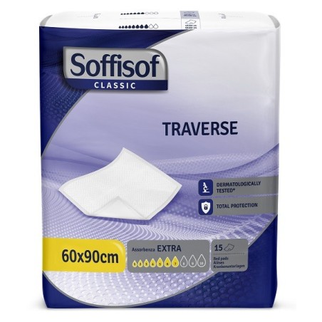 TRAVERSA PER INCONTINENZA SOFFISOF CLASSIC ULTRA 60X90 CM 15 PEZZI