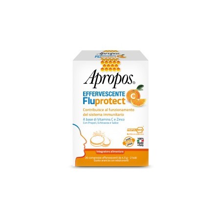 APROPOS FLUPROTECT EFFERVESCENTE C 20 COMPRESSE