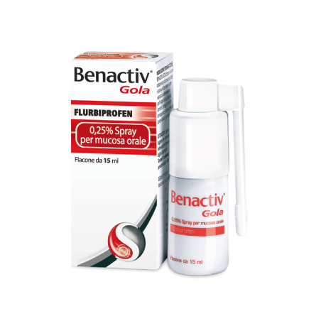 BENACTIV GOLA*SPRAY 15ML 0,25%