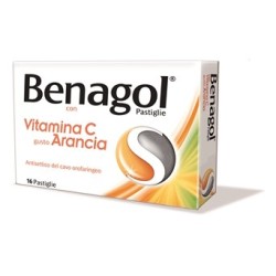 BENAGOL VIT C*16PAST ARANCIA