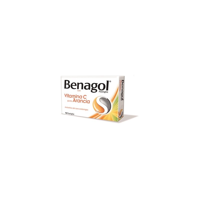 BENAGOL VIT C*16PAST ARANCIA