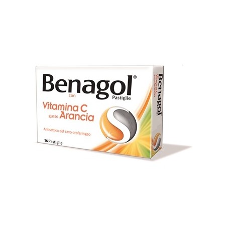 BENAGOL VIT C*16PAST ARANCIA