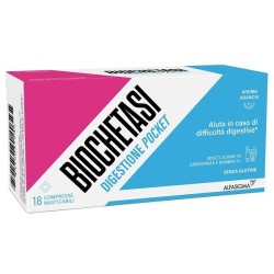 BIOCHETASI DIGESTIONE POCKET 18 COMPRESSE MASTICABILI