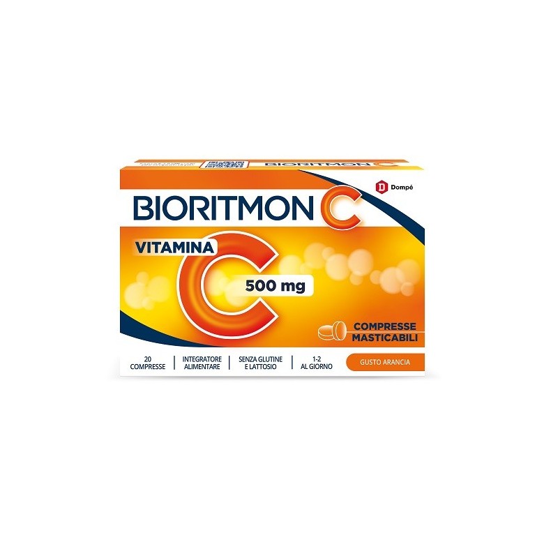 BIORITMON C 500MG VITAMINA C 20 COMPRESSE MASTICABILI