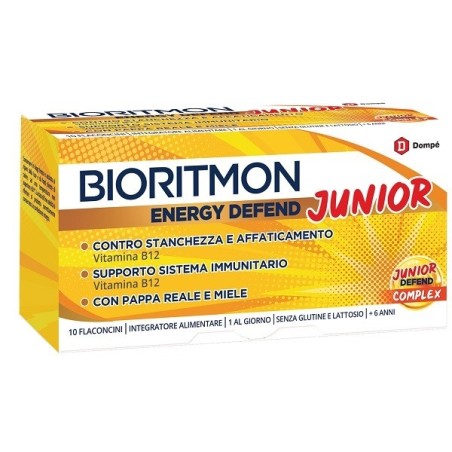 BIORITMON ENERGY DEFEND JUNIOR 10 FLACONCINI 10 ML