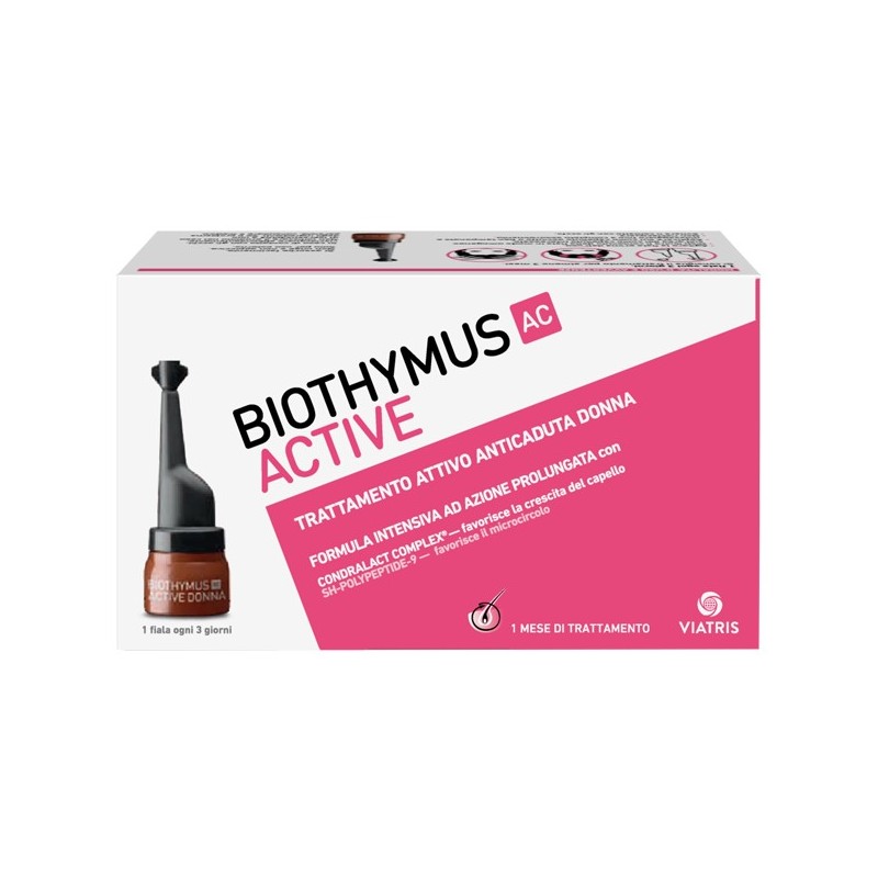 BIOTHYMUS AC ACTIVE TRATTAMENTO ATTIVO ANTICADUTA DONNA 10 FIALE