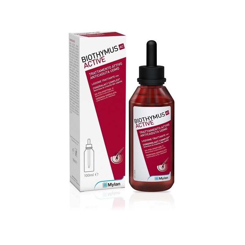 BIOTHYMUS AC ACTIVE TRATTAMENTO ATTIVO ANTICADUTA UOMO LOZIONE 100 ML