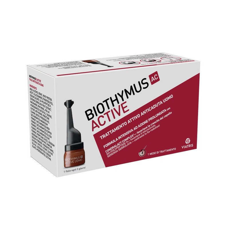 BIOTHYMUS AC ACTIVE TRATTAMENTO ATTIVO ANTICADUTA UOMO 10 FIALE 3,5 ML