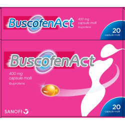 BUSCOFENACT*20CPS MOLLI 400MG