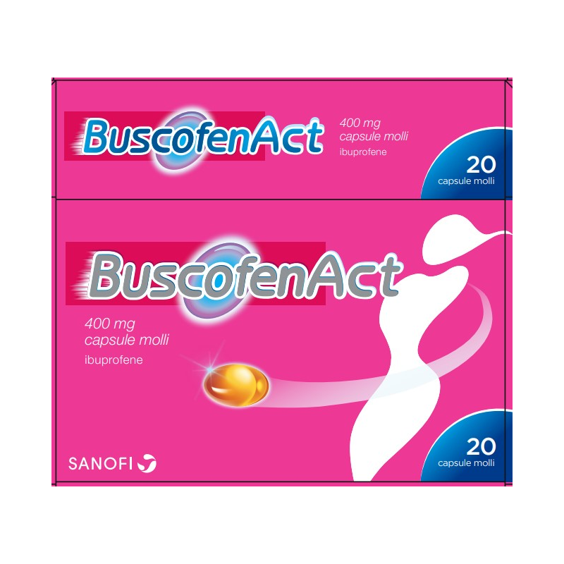 BUSCOFENACT*20CPS MOLLI 400MG