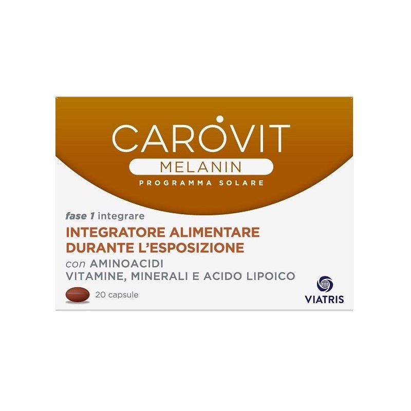 CAROVIT MELANIN PROGRAMMA SOLARE 20 CAPSULE