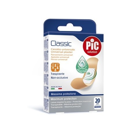 CEROTTO PIC CLASSIC 19X72 MM ANTIBATTERICO 20 PEZZI