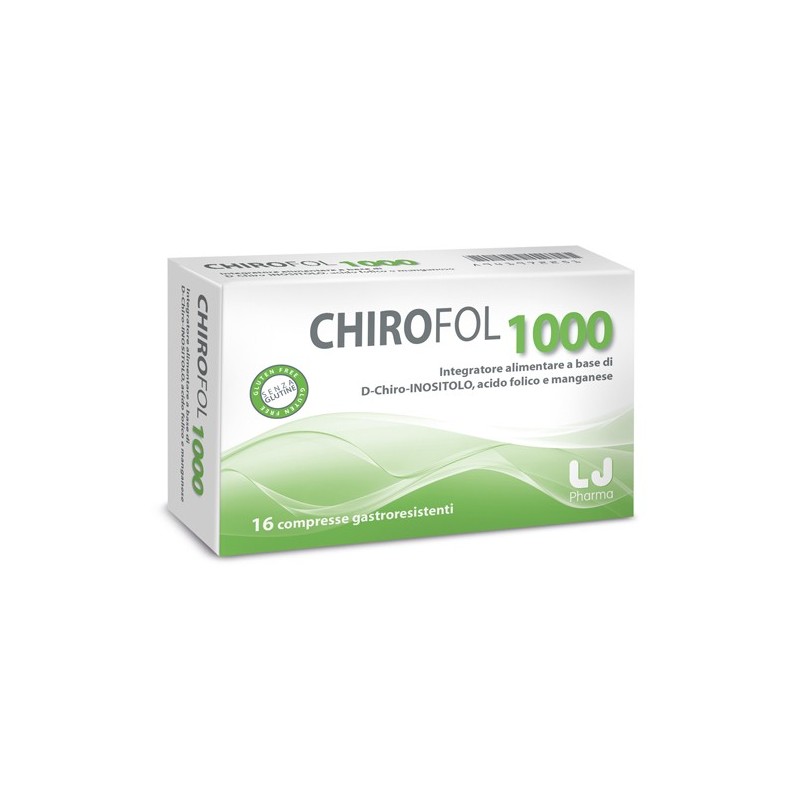 CHIROFOL 1000 16 COMPRESSE GASTRORESISTENTI