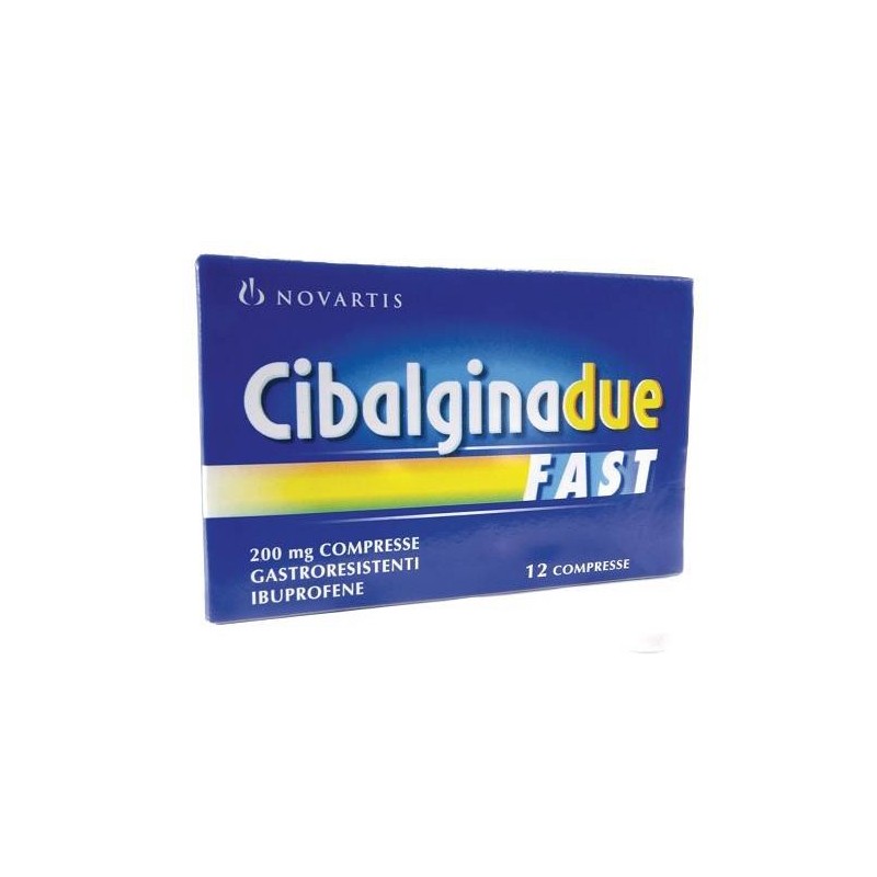 CIBALGINA DUE FAST*12CPR 200MG
