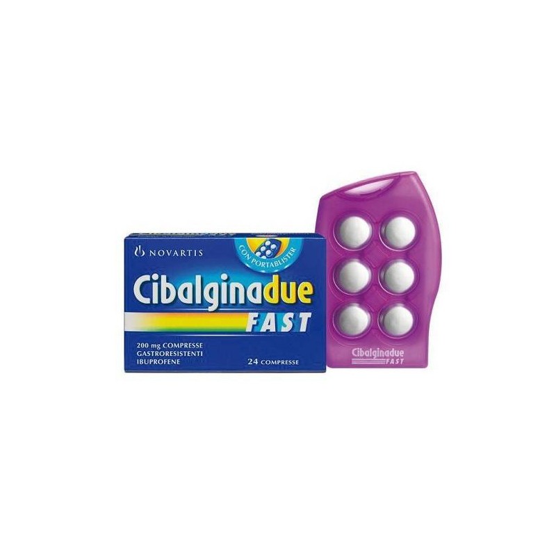 CIBALGINA DUE FAST*24CPR 200MG