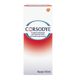 CORSODYL*SOLUZ 150ML 200MG/100