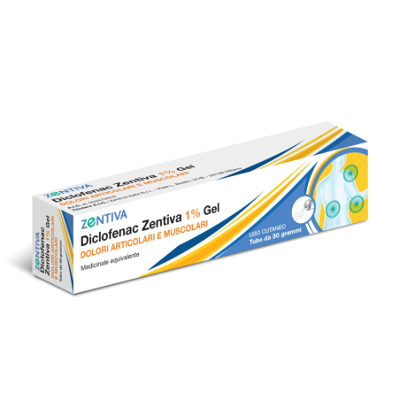 DICLOFENAC ZENTIVA*GEL 50G 1%