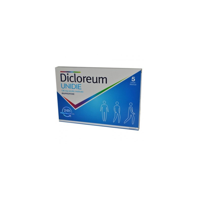 DICLOREUM UNIDIE*5CER 136MG24H