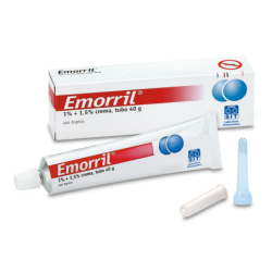 EMORRIL*CREMA 40G 1%+1,5%
