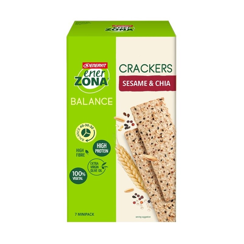 ENERZONA CRACKERS SESAME & CHIA 25 G