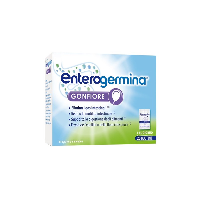 ENTEROGERMINA GONFIORE 20 BUSTINE BIPARTITE