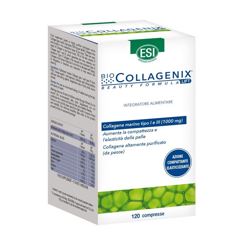 ESI BIOCOLLAGENIX 120 COMPRESSE