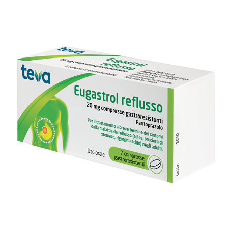 EUGASTROL REFLUSSO*7CPR 20MG