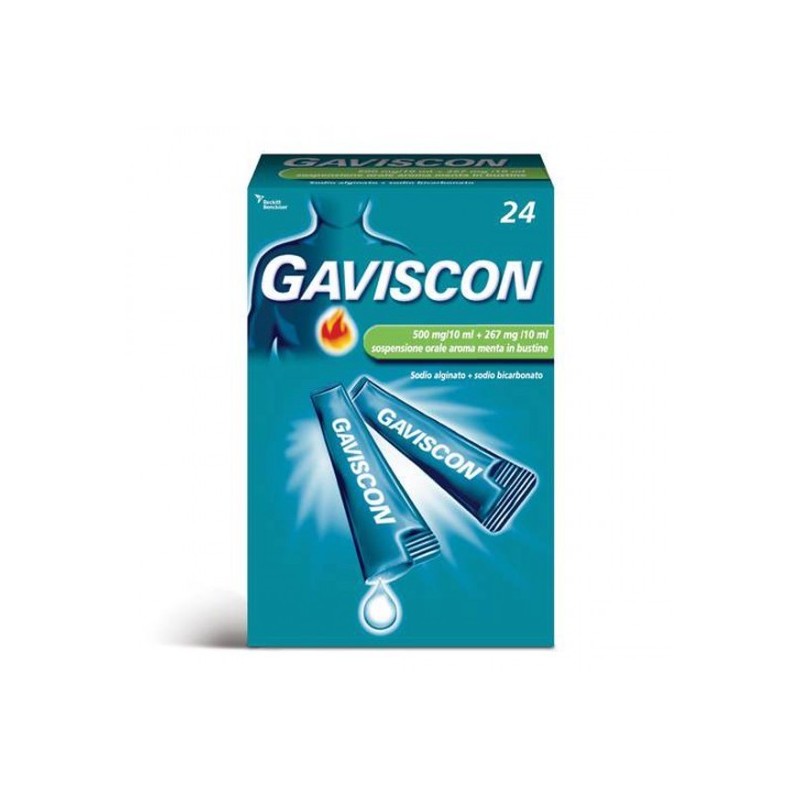 GAVISCON*24BUST 500+267MG/10ML