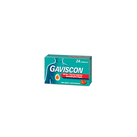 GAVISCON*24CPR FRAG250+133,5MG