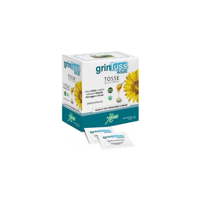 GRINTUSS ADULTI 20 COMPRESSE CON POLIRESIN 1,5 G